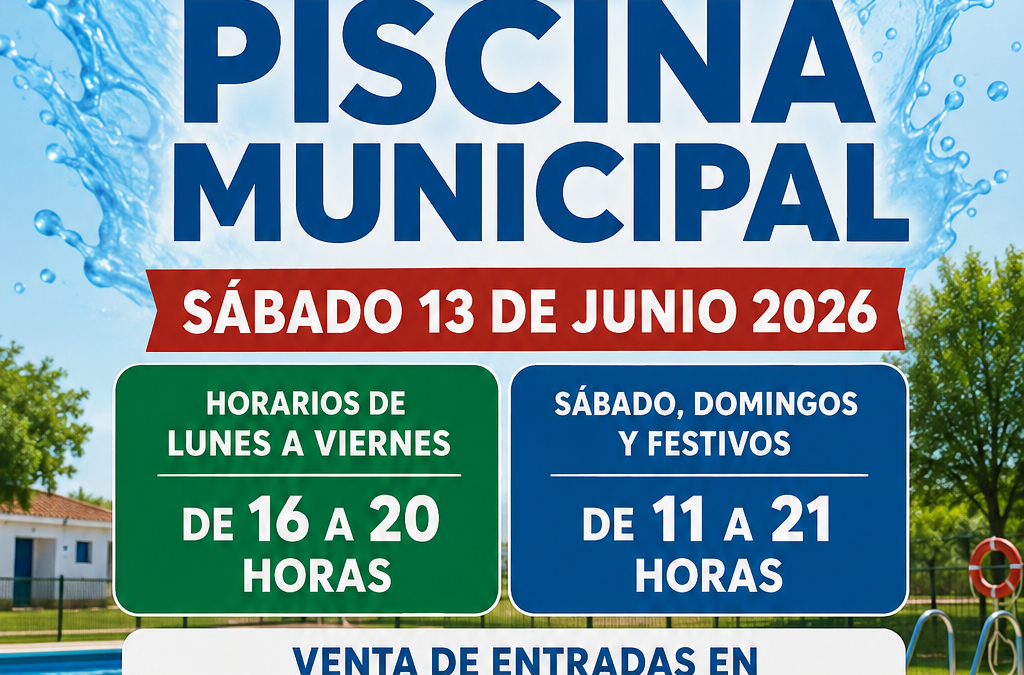 Piscina Municipal. Apertura de Temporada Verano.